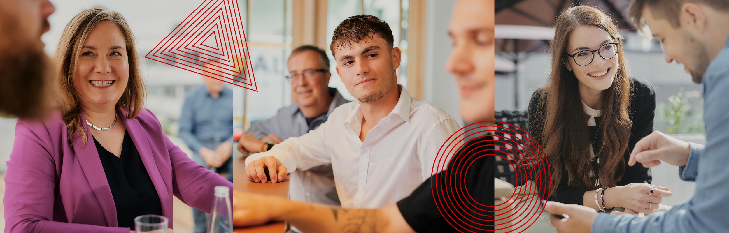 Mehrere Personen im Arbeitsumfeld