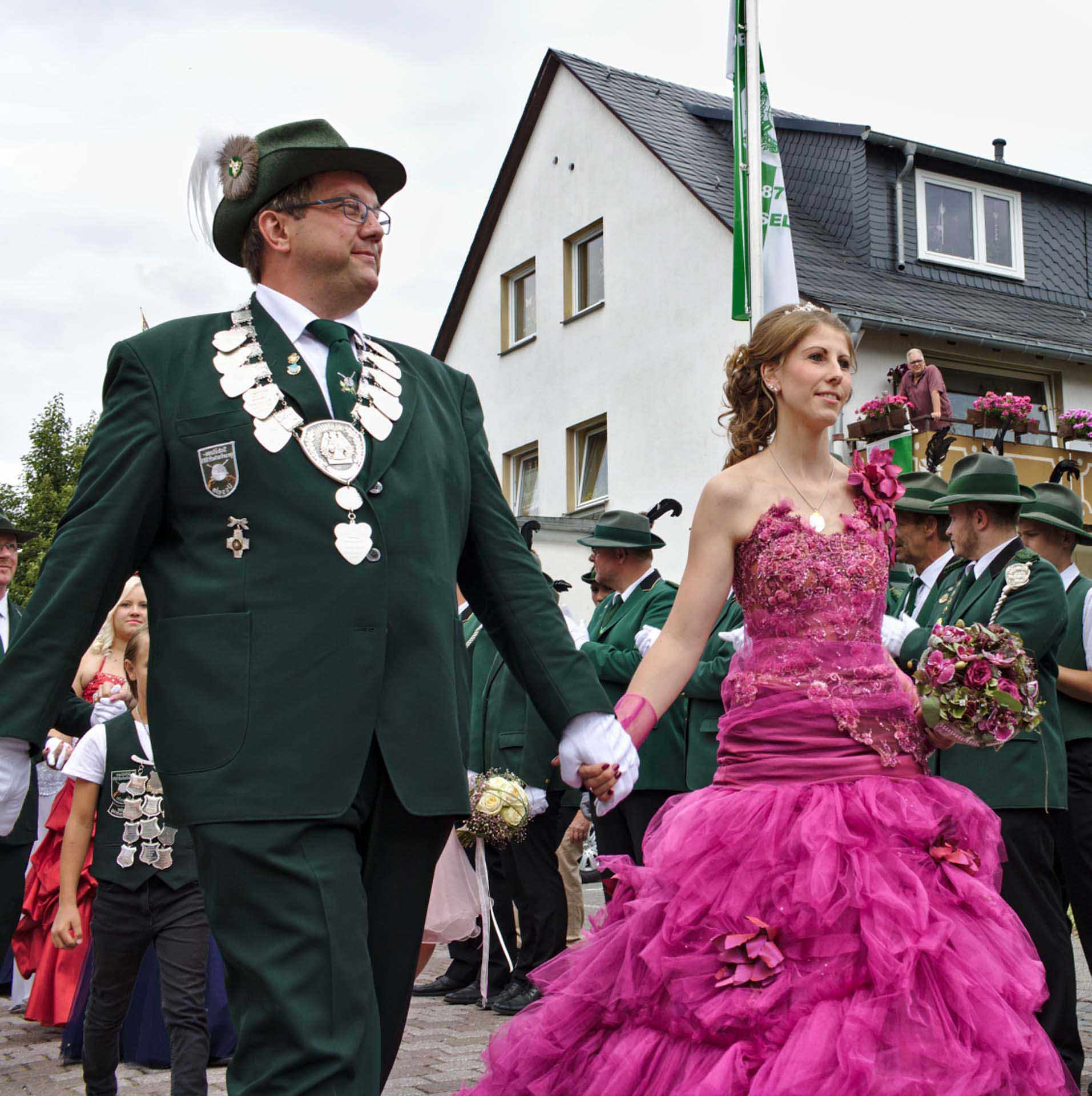 Paar beim Schützenfest