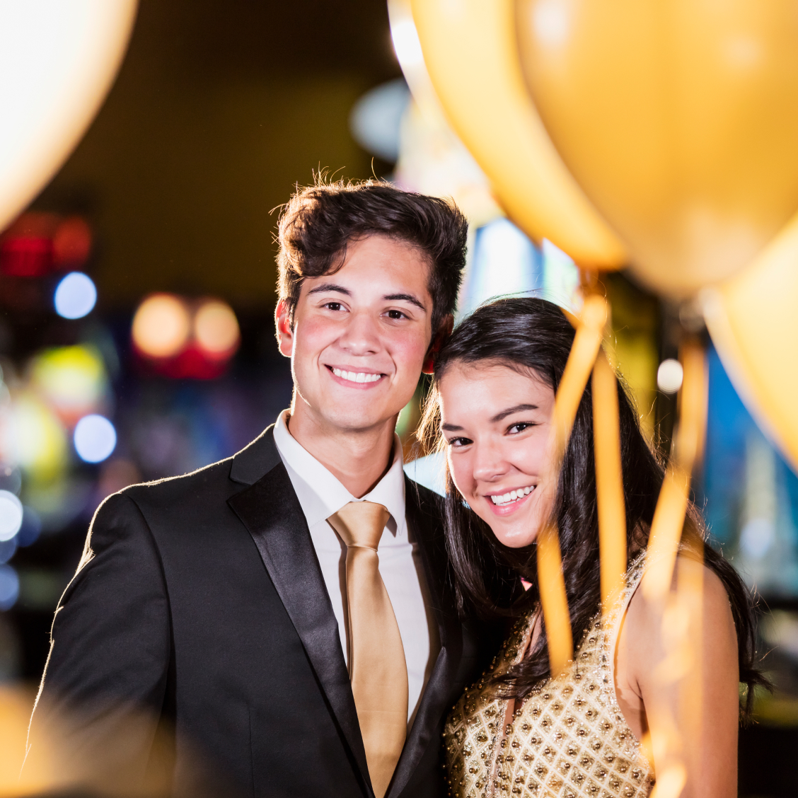 Pärchen bei Abiball